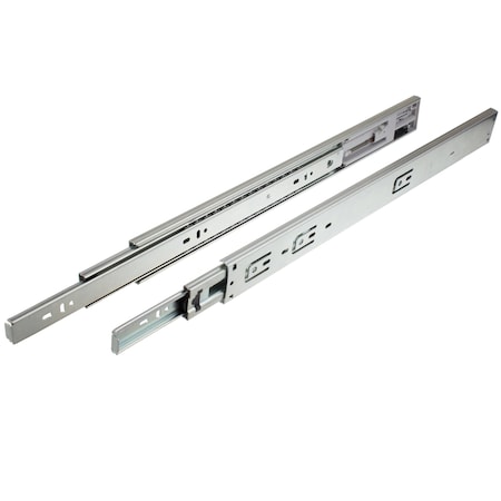 Gliderite Hardware 22 in. Side Mount Hydraulic Soft Close 100 lb. Full Extension Drawer Slide - 2275 2275-1